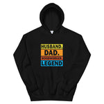 Husband Dad Woodworker Legand Hoodie - Crafted Cutz