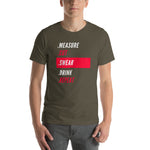 Measure Cut Swear Drink Repeat T-Shirt - Crafted Cutz