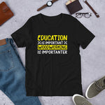 WoodWorking is Importanter T-Shirt - Crafted Cutz