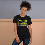 WoodWorking is Importanter T-Shirt - Crafted Cutz