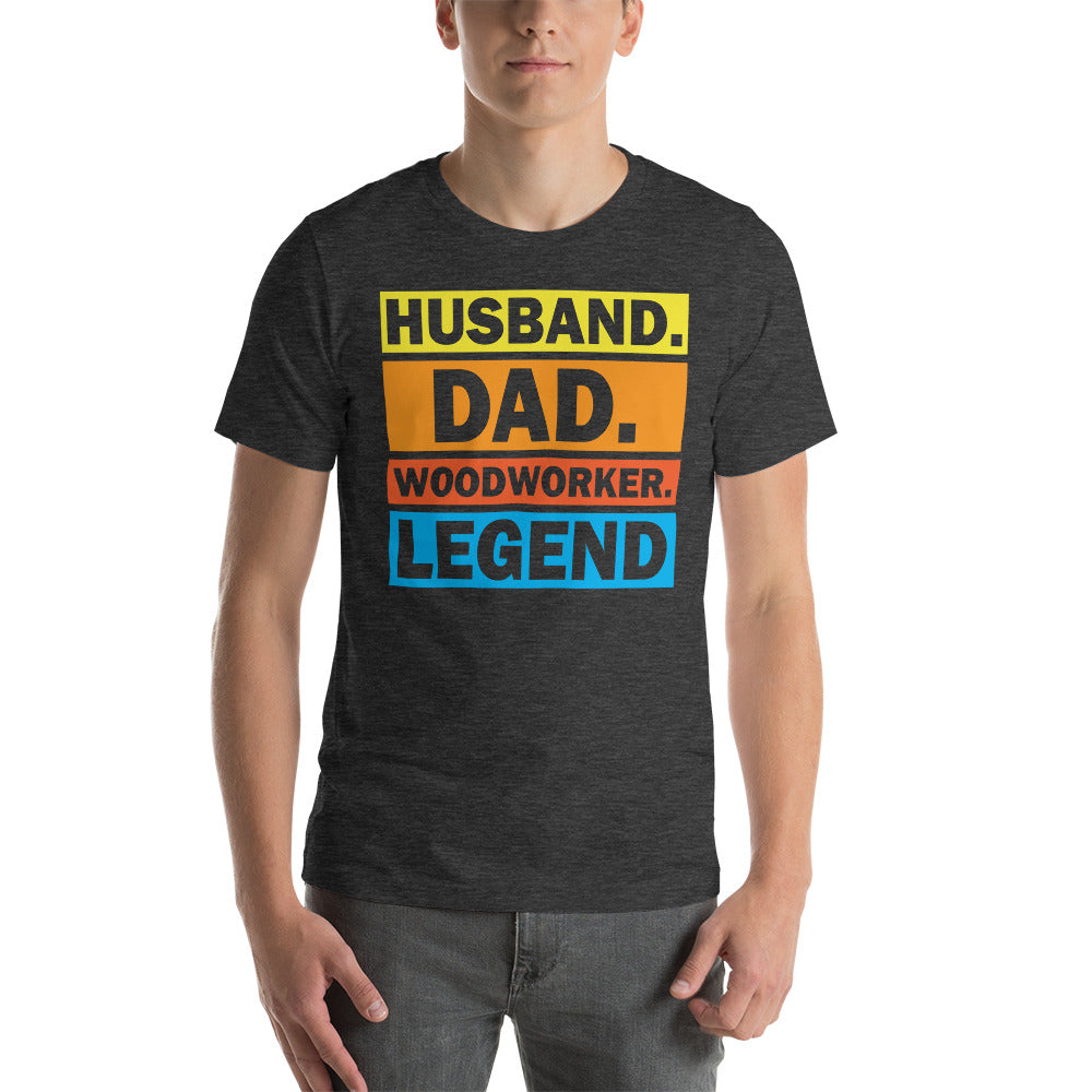 Dad. Woodworker. Legend T-Shirt - Crafted Cutz