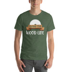 Living The wood Life T-Shirt - Crafted Cutz