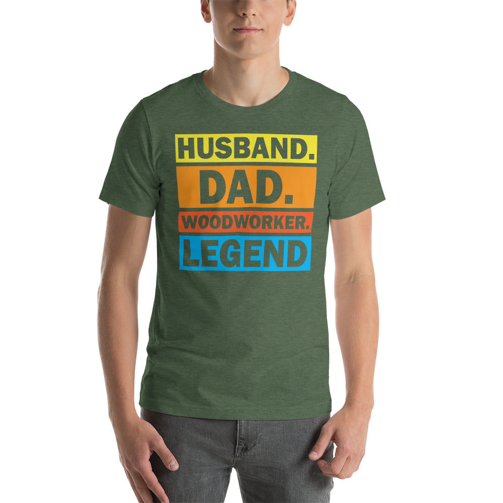 Dad. Woodworker. Legend T-Shirt - Crafted Cutz