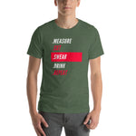 Measure Cut Swear Drink Repeat T-Shirt - Crafted Cutz