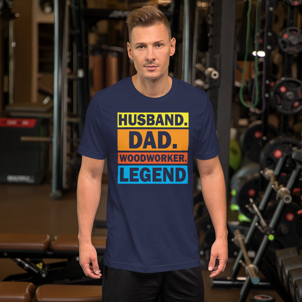 Dad. Woodworker. Legend T-Shirt - Crafted Cutz