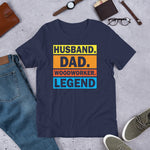 Dad. Woodworker. Legend T-Shirt - Crafted Cutz