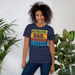 Dad. Woodworker. Legend T-Shirt - Crafted Cutz