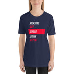 Measure Cut Swear Drink Repeat T-Shirt - Crafted Cutz