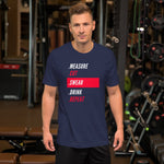 Measure Cut Swear Drink Repeat T-Shirt - Crafted Cutz