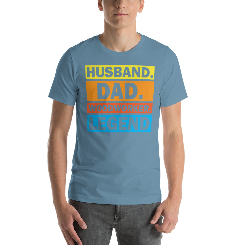 Dad. Woodworker. Legend T-Shirt - Crafted Cutz