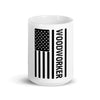 Woodworker and American Flag Coffee Mug